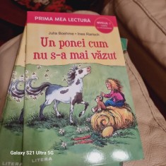 Prima mea lectura - Julia Boehme, Ines Rarisch - Un ponei cum nu s-a mai vazut (Nivelul 1 carte cu pictograme) foto