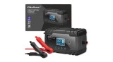 &Icirc;ncărcător inteligent Qoltec cu microprocesor 12V 8A | 24V 4A | Funcție de reparare pentru baterii AGM și GEL | Ecran LCD
