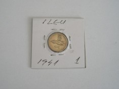 M1 C10 - Moneda foarte veche 29 - Romania - 1 leu 1941