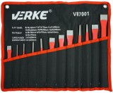 Cumpara ieftin Set dornuri si dalti 12 elemente otel calit V87001 Verke