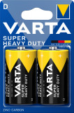 Baterie zinc carbon R20 (D) 2bucati/blister Super Heavy Duty Varta