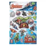 Set Autocolante Marvel Avengers, 200 Bucăți, Multicolor, Oem