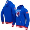 New York Rangers hanorac de bărbați cu glugă Retro Classic Fleece blue - M