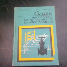 CARTEA MUNCITORULUI DE LA DISTRIBUTIA GAZELOR NATURALE - V. SLANICEANU