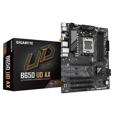 Placa de Baza GIGABYTE B650 UD AX AM5, 4x DDR5, foto