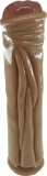 Dildo Great Stallion cu Ventuza, Pvc, Caramel, 31.5 cm, Mokko Toys