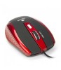 Mouse optic 800/1600dpi USB rosu/negru NGS