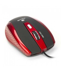 Mouse optic 800/1600dpi USB rosu/negru NGS