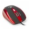 Mouse optic 800/1600dpi USB rosu/negru NGS