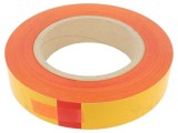 Bandă de marcare roșie autoadezivă PVC 50mm x 50m FATH