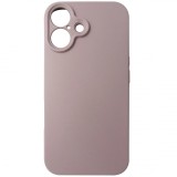 Husa silicon TPU Matte bej-roz pentru Apple iPhone 16