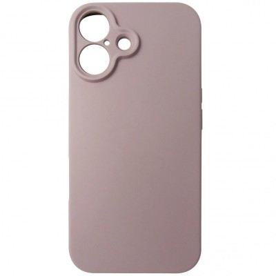Husa silicon TPU Matte bej-roz pentru Apple iPhone 16 foto