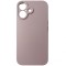 Husa silicon TPU Matte bej-roz pentru Apple iPhone 16