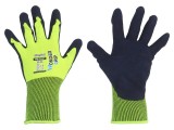 Mănuşi protecţie galbene XL poliester