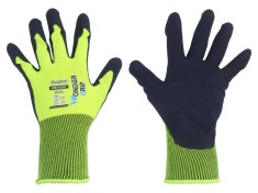 Manusi protectie galbene XL poliester foto
