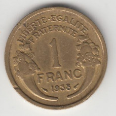 FRANTA - 1 Franc 1938 . LF1,15