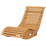 Outsunny scaun balansoar de gradina cu sezut din lemn si spatar