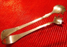 CLESTE ARGINTAT - CLESTE ZAHAR PLACAT CU ARGINT 10.5 CM
