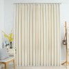 Draperie opacă crem catifea 290x245 cm vidaXL, c&acirc;rlige metalice, perdele dormitor/living, blocare lumină