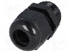 Presetupa poliamida, PG13,5, IP68, HELUTOP HT-PG, HELUKABEL - HT PG13.5 RAL9005