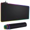 MousePad profesional XXL gaming cu iluminare RGB LUVLU&trade;, 11 moduri de lumini LED, suprafata moale si rezistenta la stropire, baza anti-alunecare cauci