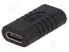 Cablu din ambele par&amp;#355;i, USB C soclu, USB 3.0, lungime {{Lungime cablu}}, {{Culoare izola&amp;#355;ie}}, Goobay - 45401