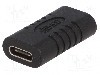Cablu din ambele par&amp;amp;#355;i, USB C soclu, USB 3.0, lungime {{Lungime cablu}}, {{Culoare izola&amp;amp;#355;ie}}, Goobay - 45401 foto