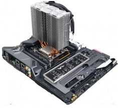 Kit placa de baza DDR4 ASUS TUF X299 MARK 1 cu cooler Be quiet Shadow Rock Slim&amp;nbsp;2 si procesor server Intel Core 14CORE i9-7940X 3.1Ghz foto