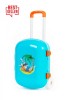 Valiza Troler Copii TechnoK Turcoaz, Roti, Maner Ajustabil, Calatorie, Jucarii, 34.5x26x16 cm