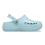 Saboți Crocs Baya Platform Clog Albastru - Pure Water