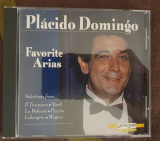 CD Placido Domingo, Favorite Arias, original USA, 1996, Clasica