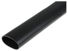 Manșon termocontractabil cu adeziv 44,4mm x 1,22m negru
