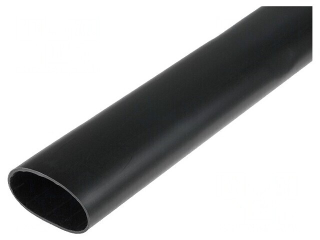 Manșon termocontractabil cu adeziv 44,4mm x 1,22m negru