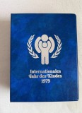 ANUL INTERNATIONAL AL COPILULUI 1979-ALBUM CU 110 FDC-UTI DIN EUROPA SI AMERICA