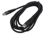 Cablu USB C 2m Negru 480Mbps