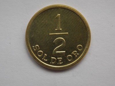 1/2 SOL DE ORO 1976 PERU-XF foto