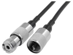 Cablu prelungitor UHF soclu-mufă 3,6m