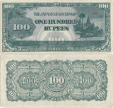 1944 , 100 rupees ( P-17b ) - Burma
