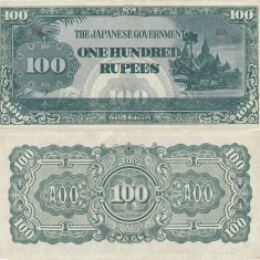 1944 , 100 rupees ( P-17b ) - Burma