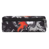 Penar scolar tub cu 3 compartimente &ndash; Model Fotbal Negru, CMCLASS