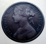7.504 MAREA BRITANIE ANGLIA VICTORIA 1 ONE PENNY 1870, Europa, Bronz