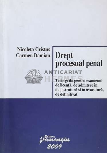 Drept procesual penal - 2009 - Carmen Damian (K153)