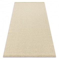 Covor din l&acirc;nă VILLA 8986/69400 Culoare SIZAL, țesut plat bej , 240x340 cm