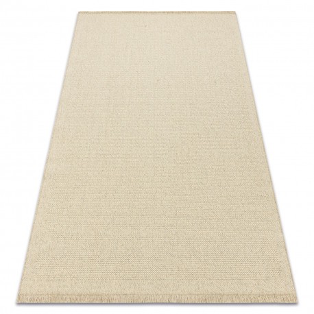 Covor din l&acirc;nă VILLA 8986/69400 Culoare SIZAL, țesut plat bej , 120x170 cm