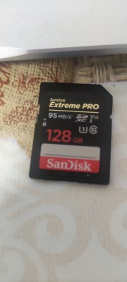 Card de memorie SanDisk Extreme Pro SD, 128 GB, V30 - Video, 95 MB/s foto