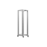 OPEN RACK 19 42U 600X800 GREY LANBERG, Self-assembly, RAL color RAL7035, maximum static load 600 kg, gri