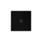 Intrerupator Smart, control touch, panou sticla securizata, lumina de fundal, IP45, negru