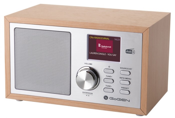 RESIGILAT - Radio GoGEN DAB 620 BTCS, 5W, DAB+/FM, Bluetooth, LCD color, ceas