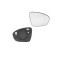 Geam oglinda exterioara MITSUBISHI COLT, 10.2023-; RENAULT CLIO V, 08.2019-06.2023; MEGANE, 03.2016-; TALISMAN, 01.2016-, partea dreapta, SRLine, cu