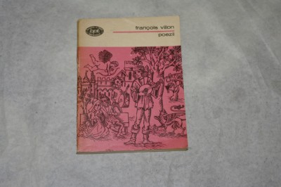 Poezii - Francois Villon - 1983 foto